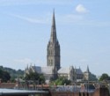 Salisbury Cathedral in the distance